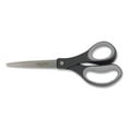 thumbnail image 1 of Fiskars 1067265 8 in. Long 3.1 in. Cut Length Straight Handle Everyday Titanium Softgrip Scissors - Dark Gray, 1 of 4