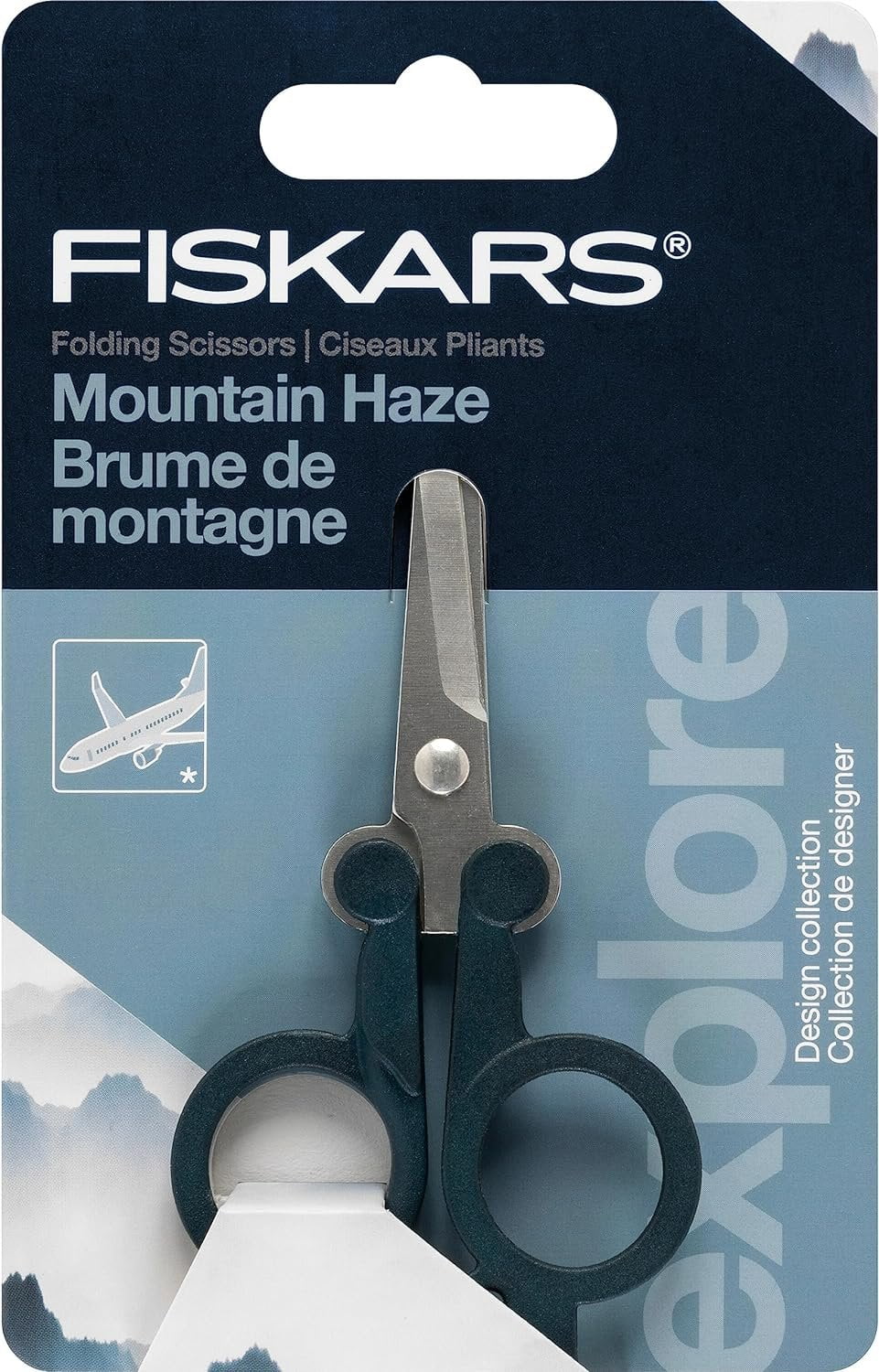 Fiskars 1067375 Folding Scissors, Mountain Haze Handle - Walmart.com