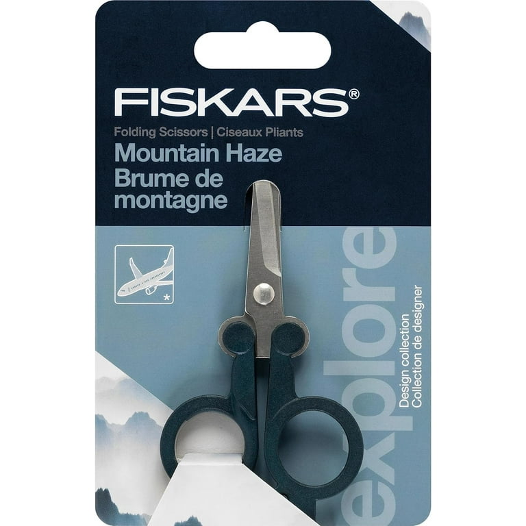 Fiskars 1067375 Folding Scissors, Mountain Haze Handle - Walmart.com