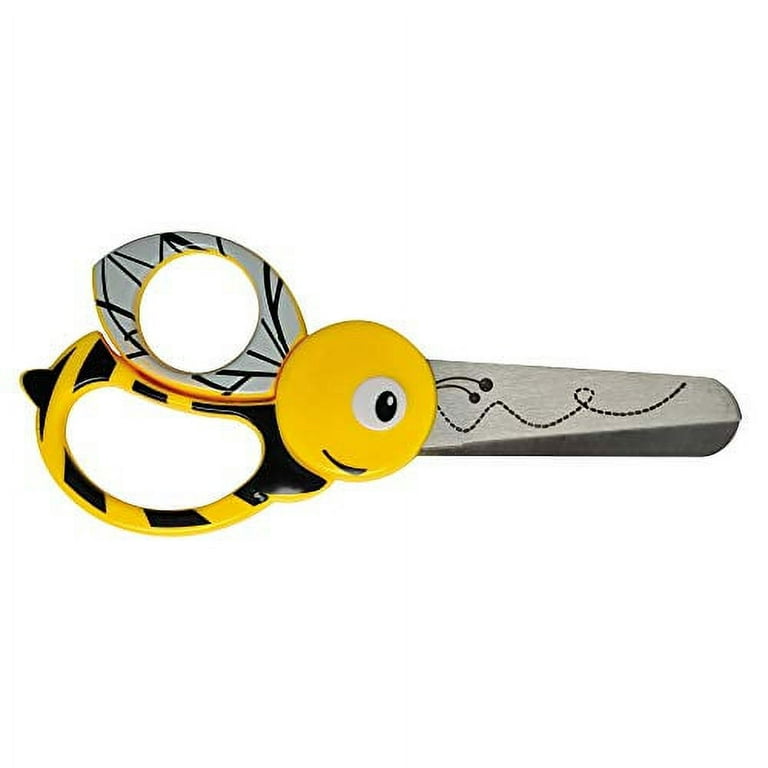 Kids Animal Scissors, Bee, L: 13 cm, 1 pc