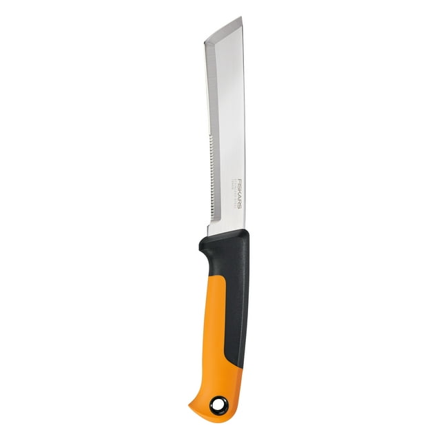 Fiskars 18" Harvesting Knife with Stainless Steel Blade and Sheath
