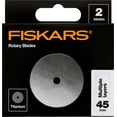 thumbnail image 1 of Fiskars 45mm Titanium Rotary Blade 2-Pack, 3.75" Width, 1 of 5
