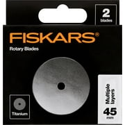 Fiskars 45mm Titanium Rotary Blade 2-Pack, 3.75" Width