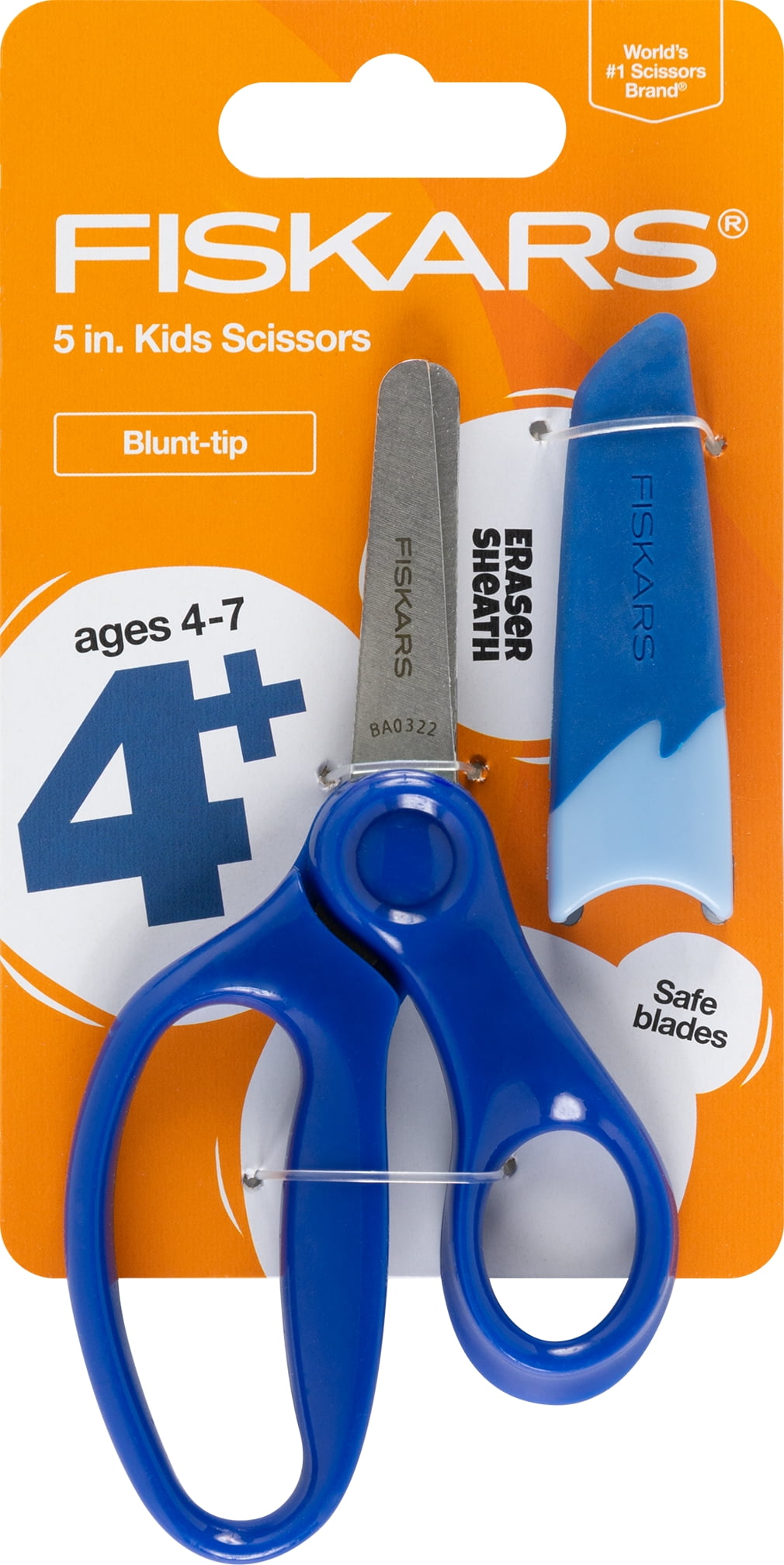 The Coupon deal of  Fiskars 5" Blunt-tip Kids Scissor Ages 4-7, Blue