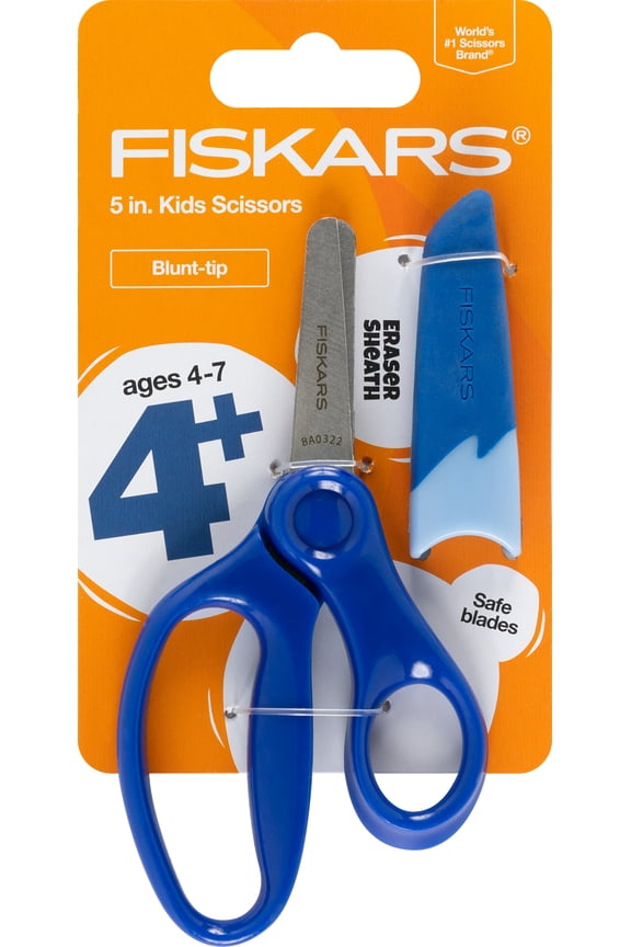 5" Blunt-tip Kids Scissor Ages 4-7, Blue