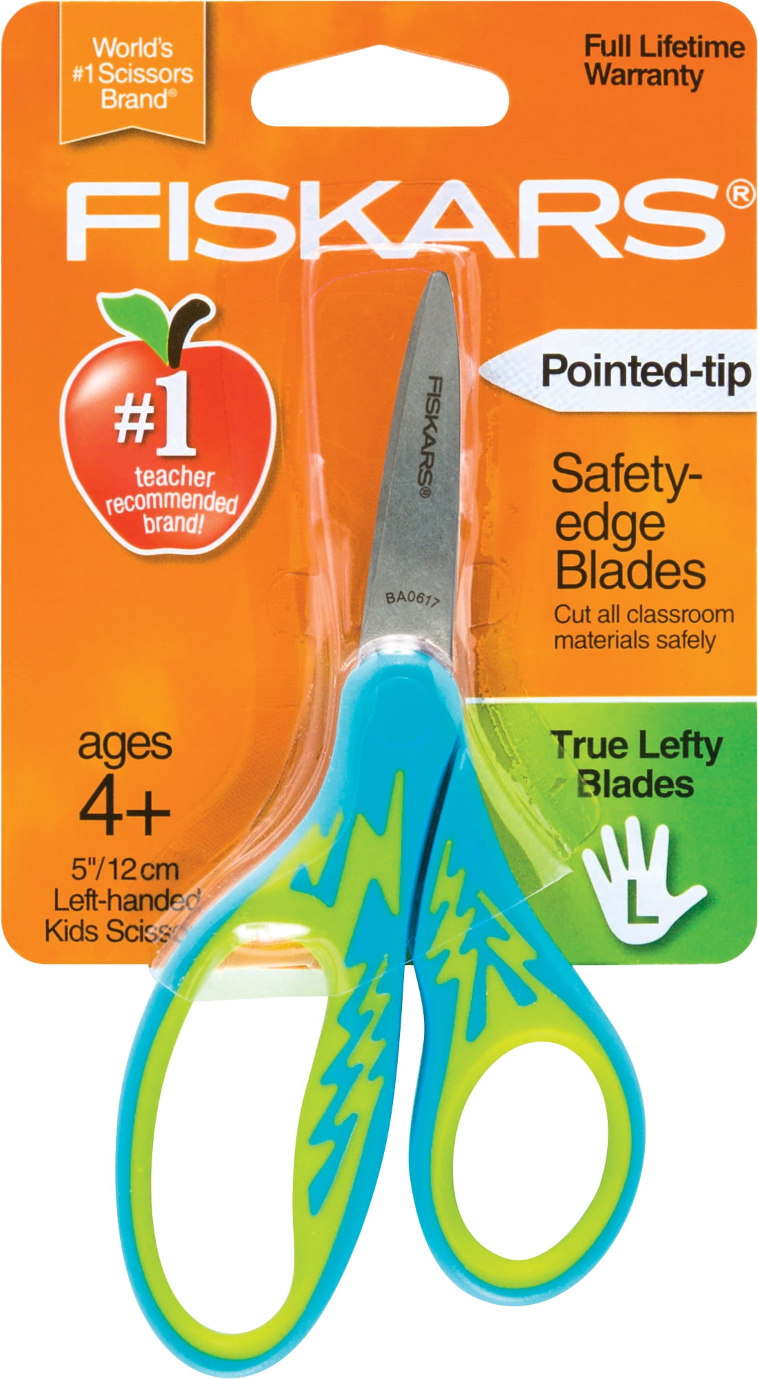 1InTheOffice Kids Scissors Pointed Tip, Kids Scissors Ages 8-10, Straight  Handle, Right & Left Handed (4 Pack) : : Office Products