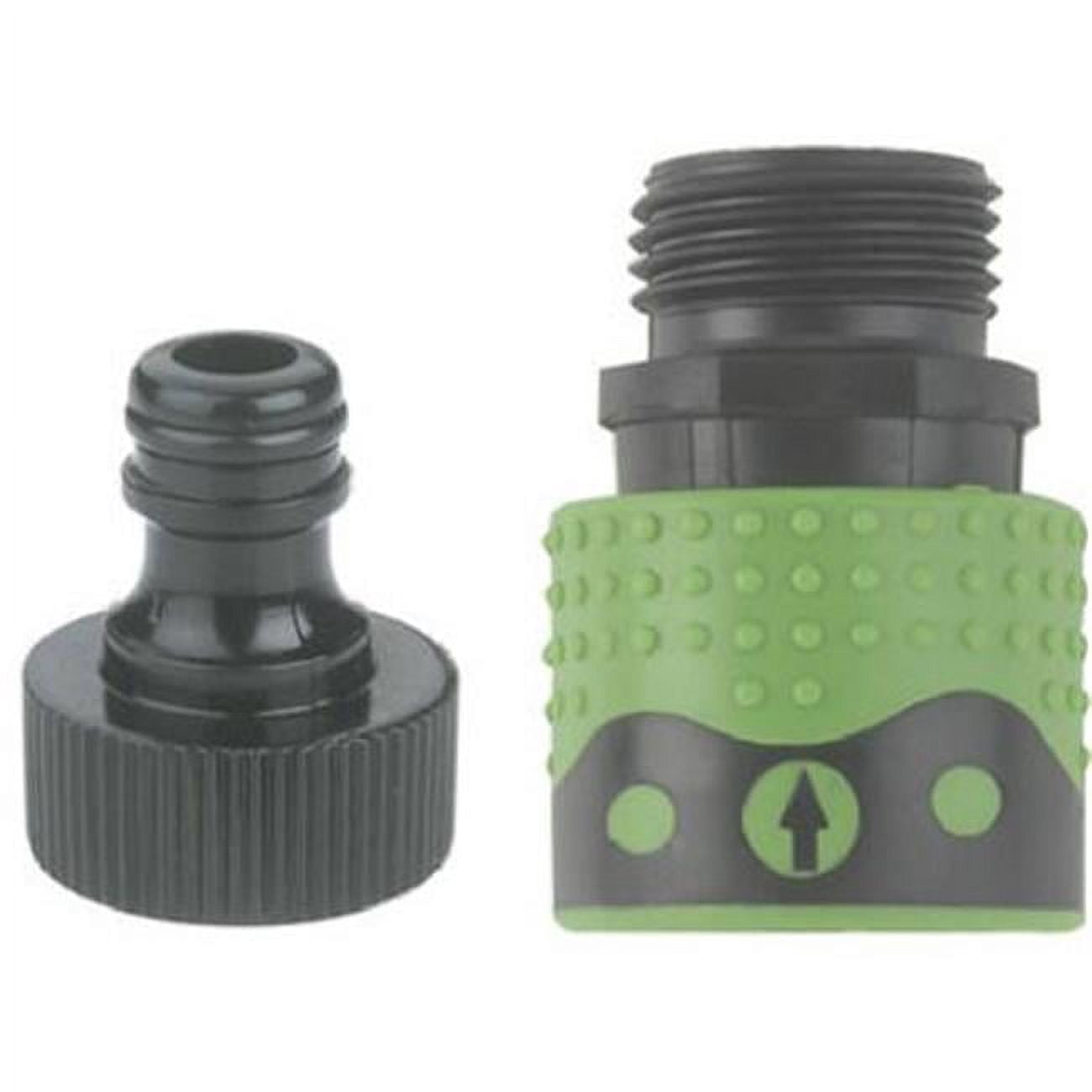 Fiskars 581415 Green Thumb Quick Connector Faucet Connector Set, Poly ...