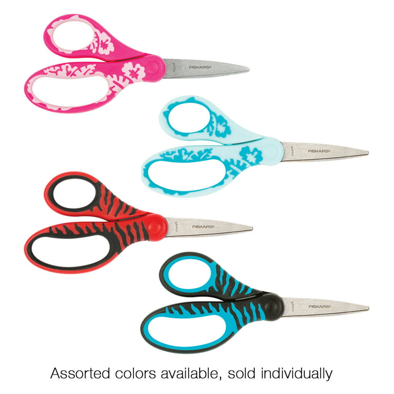 Fiskars 6 SoftGrip Big Kids Scissors (Color Received May Vary) 