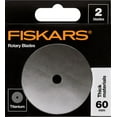 thumbnail interactive-video image 1 of Fiskars 60mm Titanium Rotary Blade 2-Pack, 1 of 8