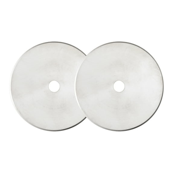 Fiskars 60mm Titanium Rotary Blades (2 Pack) -Rotary Cutter Blade Replacement, Stainless Steel