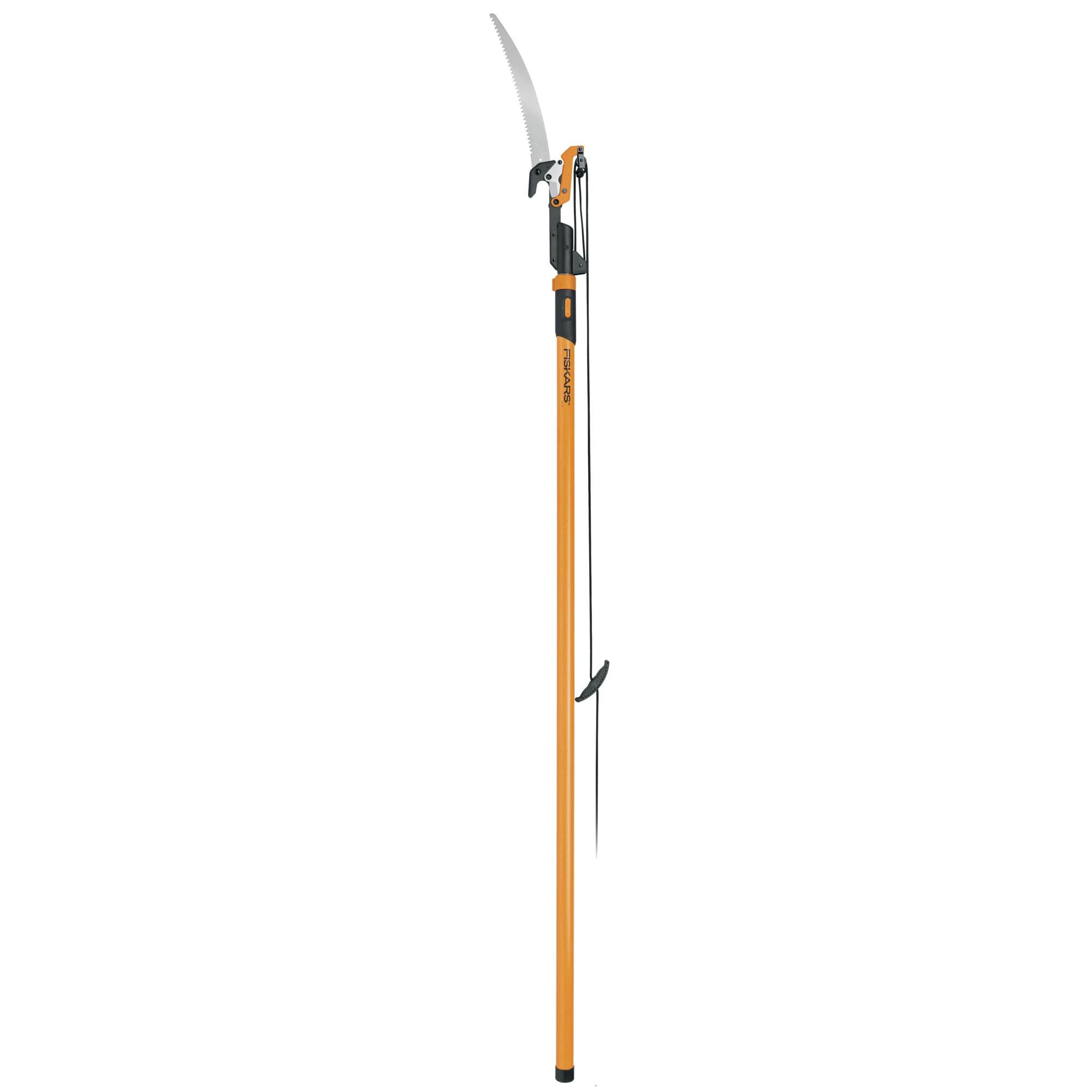 Fiskars 7'-14' Extendable Pole Saw and Pruner Garden Tool with Power-Lever