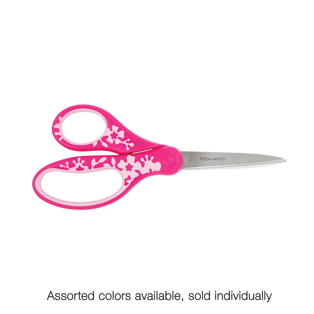 Multipurpose Stainless Steel Scissors 6.7 Pink Sharp Shears Comfort-Grip  Scissors for Fabric Craft Office Supplies (Pink)