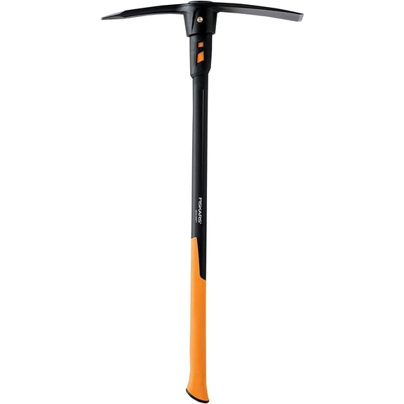 Fiskars 751210-1002 Garden IsoCore 5 lb Pick, 36 Inch, Orange/Black
