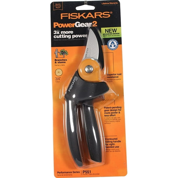 Fiskars 79366939J 3/4" PowerGear Bypass Pruner