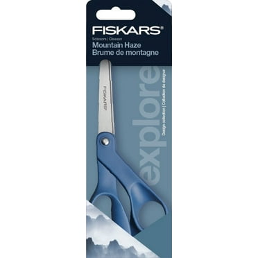 Fiskars 8" Explore Fabric Scissors, Blue