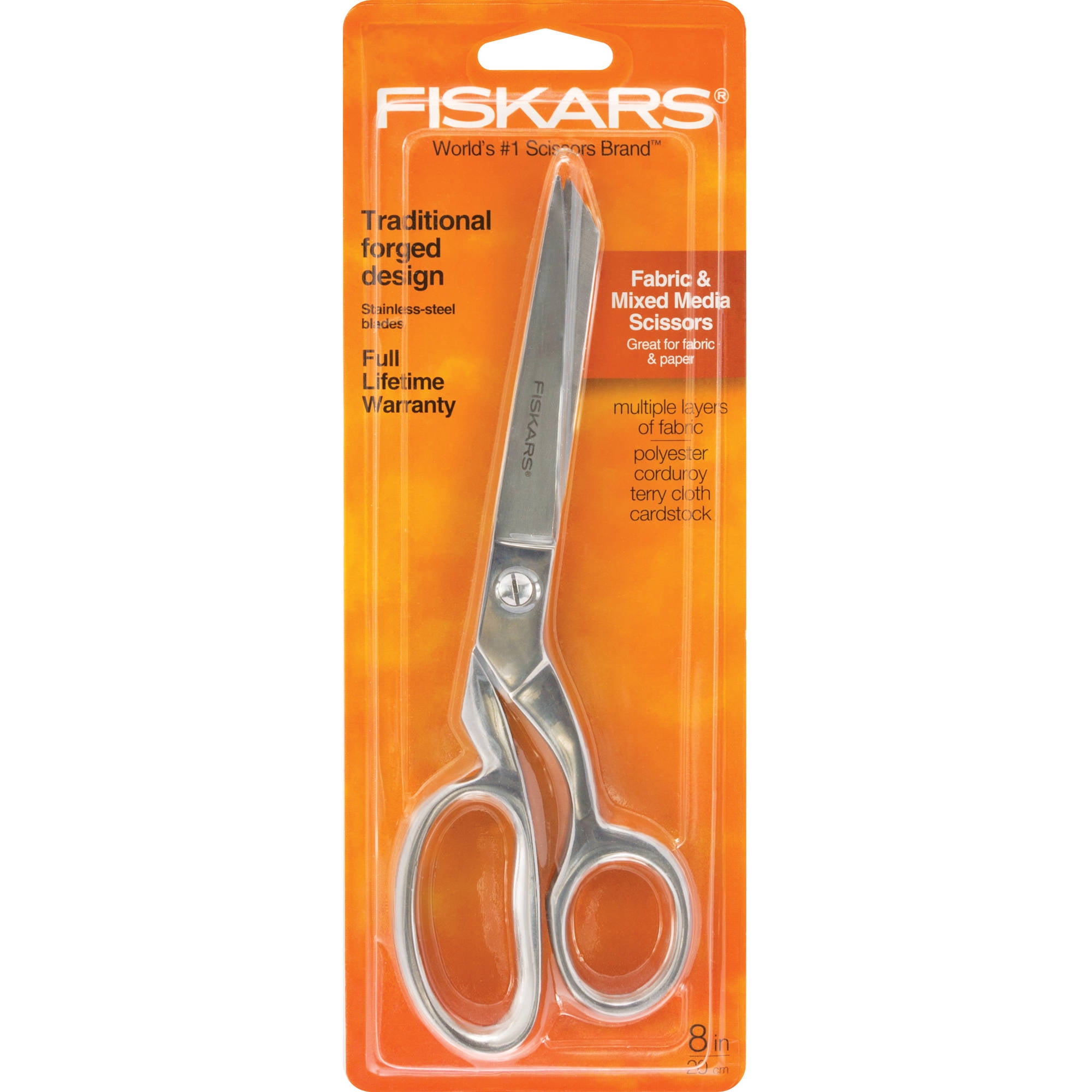 Fiskars 8 Forged Fabric Craft Sewing Scissors (1 Each)