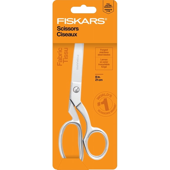 Fiskars 8" Forged Scissors for Fabric and Crafting