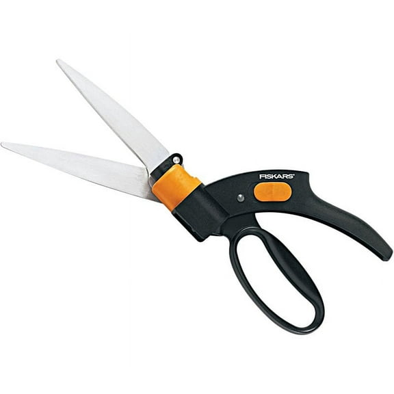 Fiskars Shear Ease Grass Shears - 4.5 In Cut Capacity, Orange