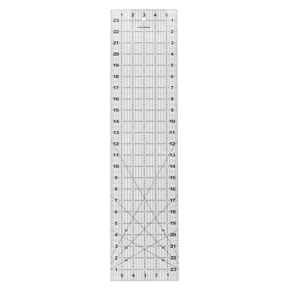 Fiskars® Acrylic Ruler, 6" x 24", 1 Piece, Transparent Ruler