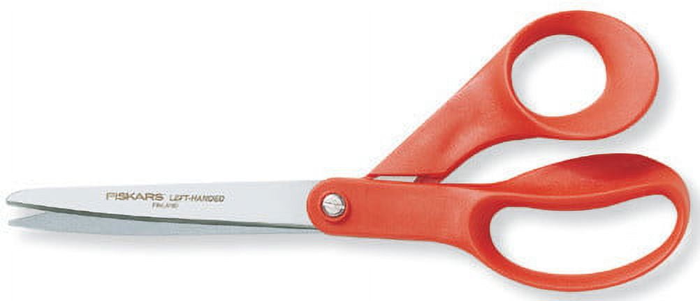 Fiskars Scissors 8" Left Handed Bent Orange 1294508697WJ