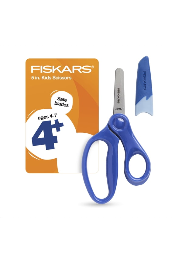 Blunt-tip Kids Scissors (5 in.) with Sheath - Blue, Kids Scissors