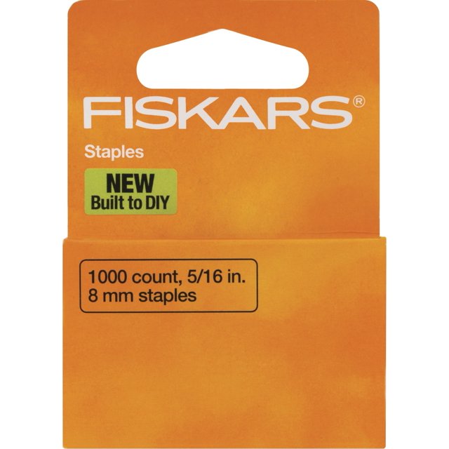 Fiskars Built to DIY Precision Staple Gun Staples 1,000/Pkg5/16