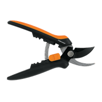 Fiskars Bypass Floral Pruning Shears, Black/Orange, 1/2" Cut