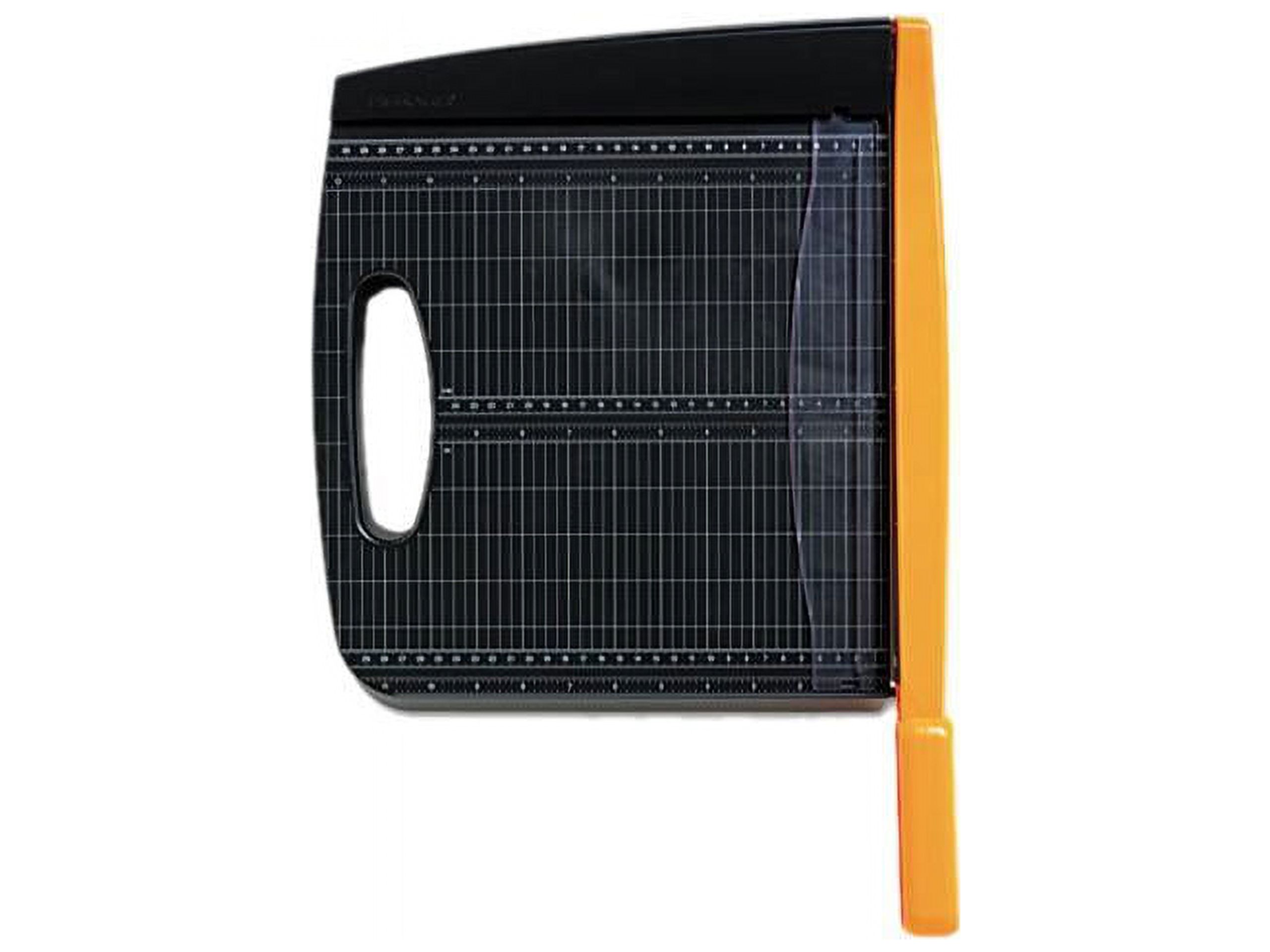 Fiskars Bypass Paper Trimmer 12" Cut Length Paper Cutter with SelfSharpening Blade Black
