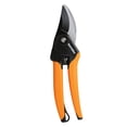 thumbnail image 1 of Fiskars 5/8" Bypass Pruner Garden Tool with Steel Blade and Soft Grip Handle, Black and Orange, 1 of 10