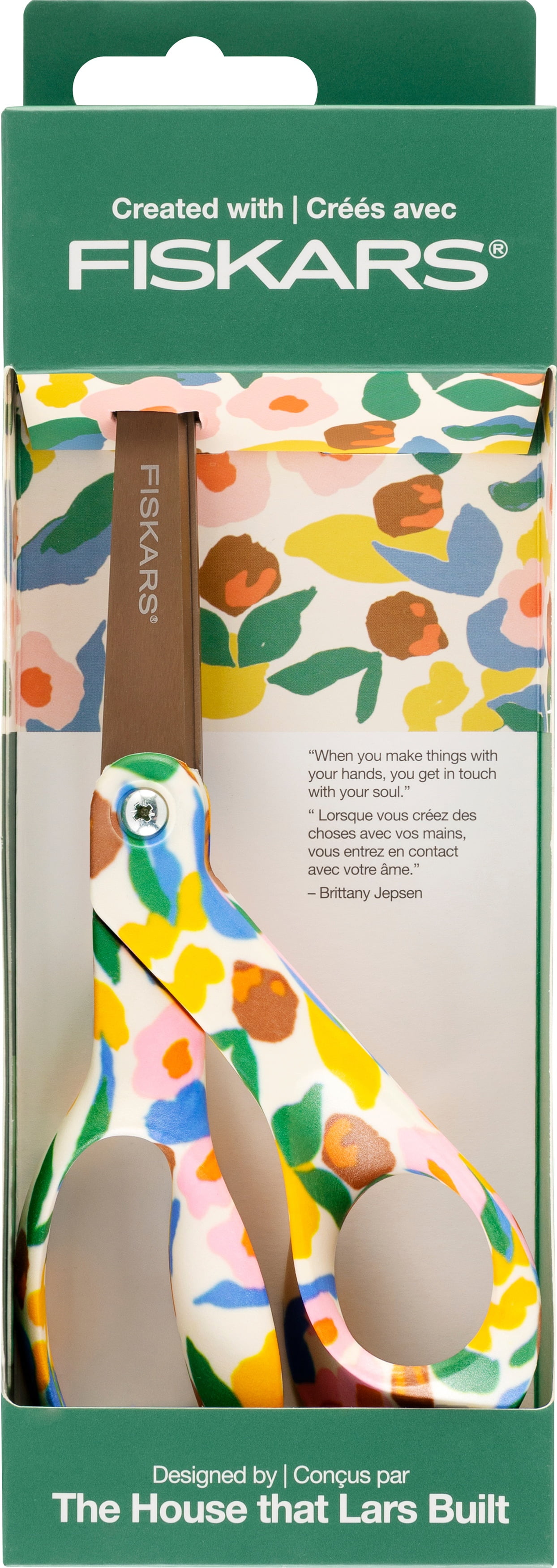 Fiskars Created With Fiskars Designer Scissors 8 Playful Posies By House That Lars Builtinch 1 Pack of 1 Piece