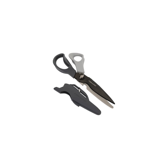 Fiskars Cuts+More Multipurpose Scissors 9 Inch Titanium-Coated Blade Ergonomic Handle 1067272 - Pack of 3