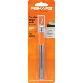 Fiskars Die Cast Craft Knife, Gray and Orange
