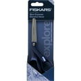 thumbnail image 1 of Fiskars Explore 8" Fabric/Craft Scissors, Blue Expanse, 1 of 5