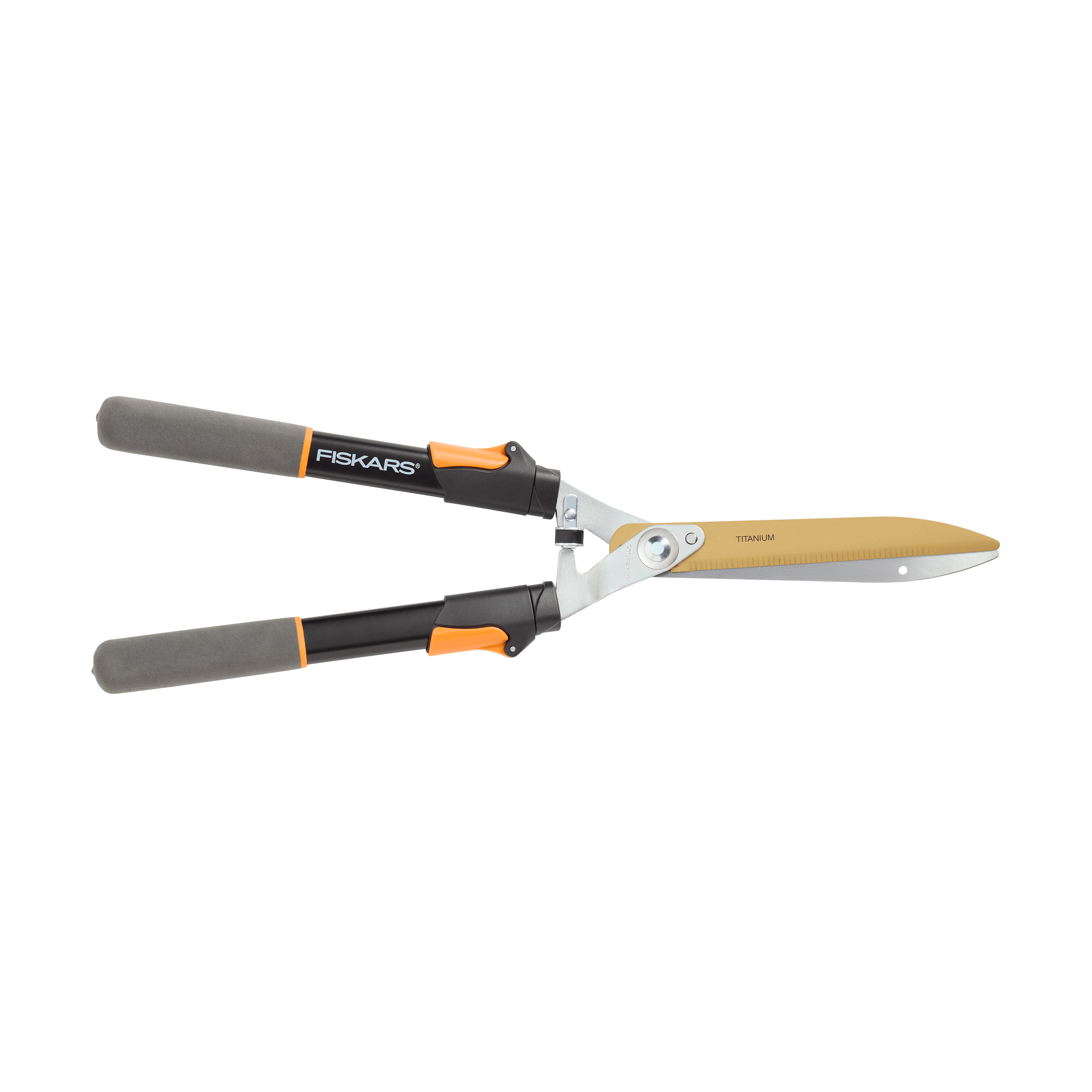 Fiskars Extendable Power-Lever Titanium Hedge Shears