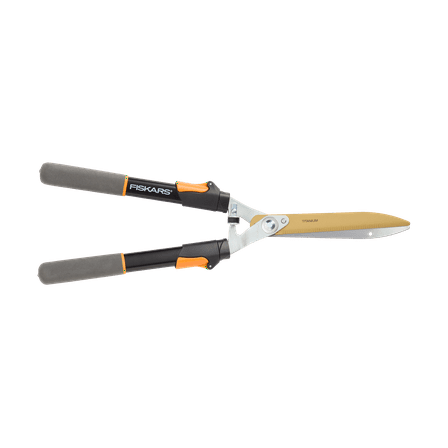 Fiskars Extendable Power-Lever Titanium Hedge Shears