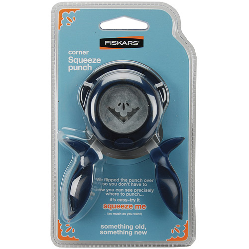 Fiskars FCSP7334 Corner Squeeze Paper Punch, Something Old, Something New