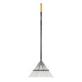 thumbnail image 1 of Fiskars Garden Rake, Metal Tine Leaf Rake with Fiberglass Handle, 62", Black, 1 of 9