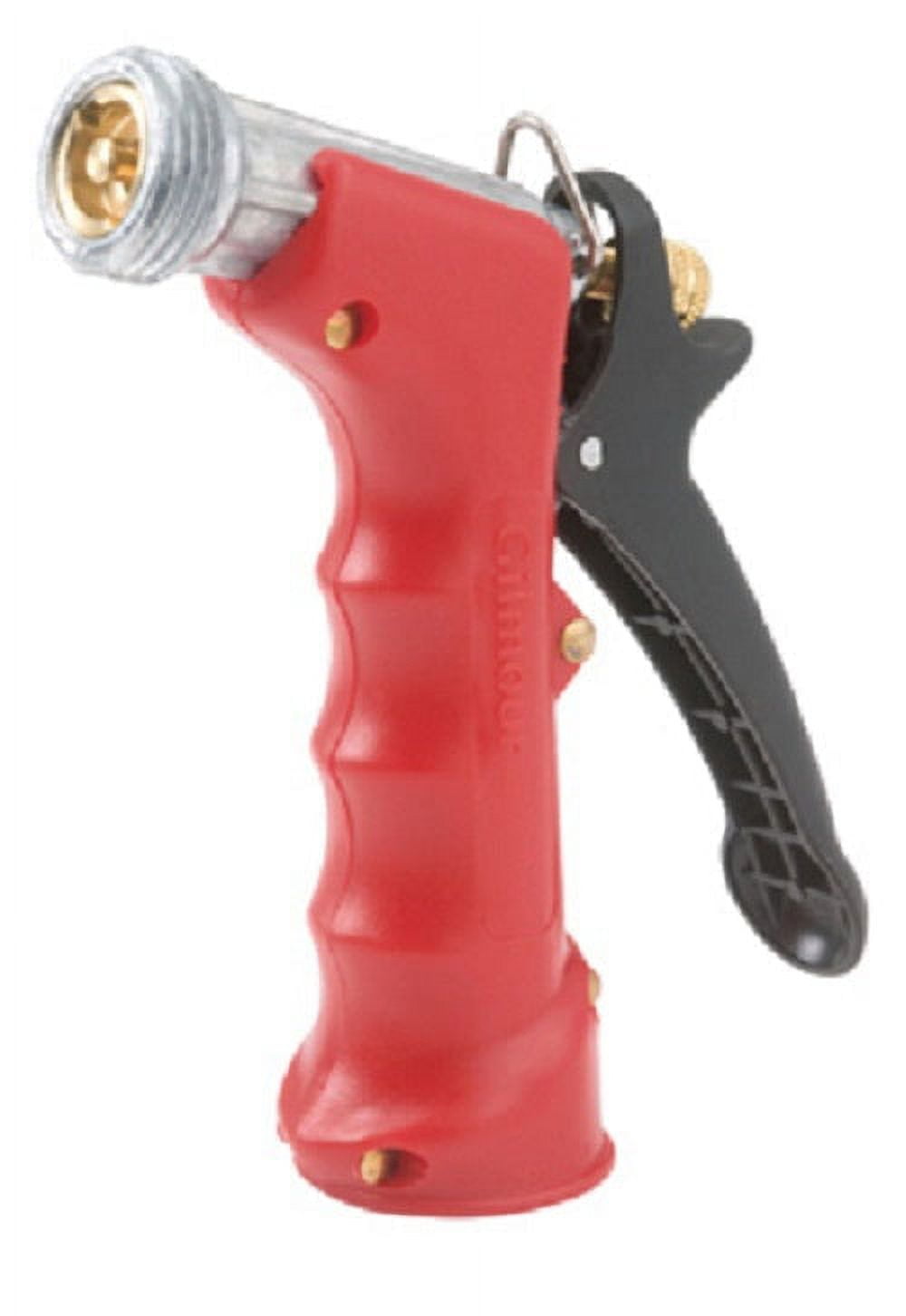 Fiskars / Gilmour 805722-1011 Commercial Threaded Front Brass Head Pistol Grip Hose Nozzle - Quantity of 5