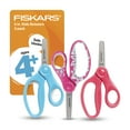 thumbnail image 1 of Fiskars Kids Blunt Tip Scissors 5", 3 Pack, Turquoise, Red, Pink and Light Blue, 1 of 11