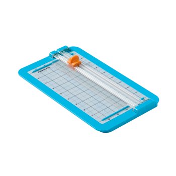 Fiskars Kids Paper Cutter, Single Piece, with Replacement Blade, 9 Cutting Length, Blue, 1 Count