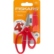 Fiskars 5" Kids School Scissors with Pointed Tip, Ages 4 and Up, Red