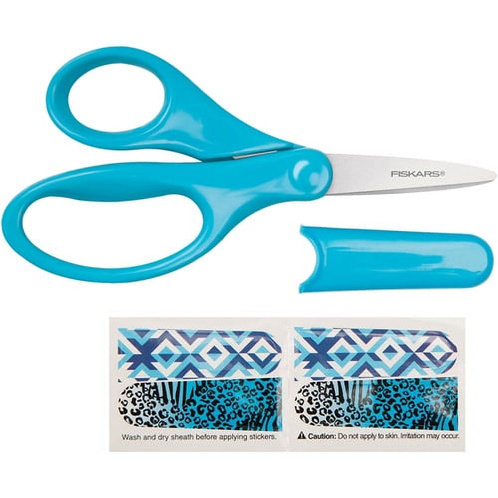 Fiskars 5 Inch Blunt-tip Kids Scissors, Turquoise