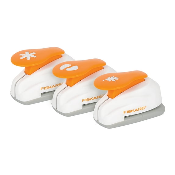 Fiskars Lever Punches, 3 Piece