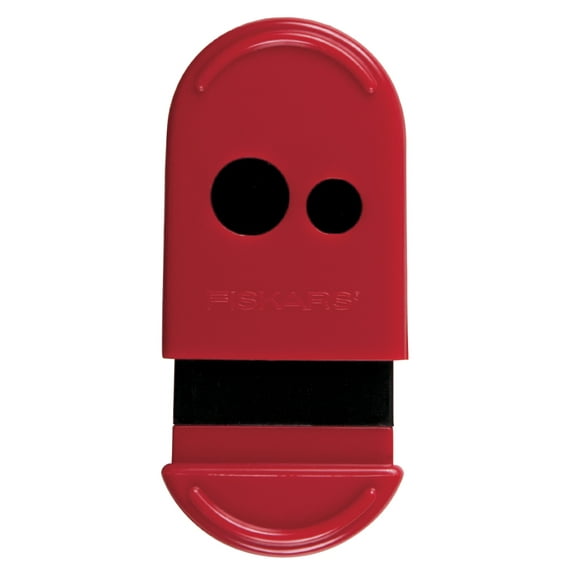 Fiskars Mess-Less Pencil and Crayon Sharpener (Color Received May Vary)