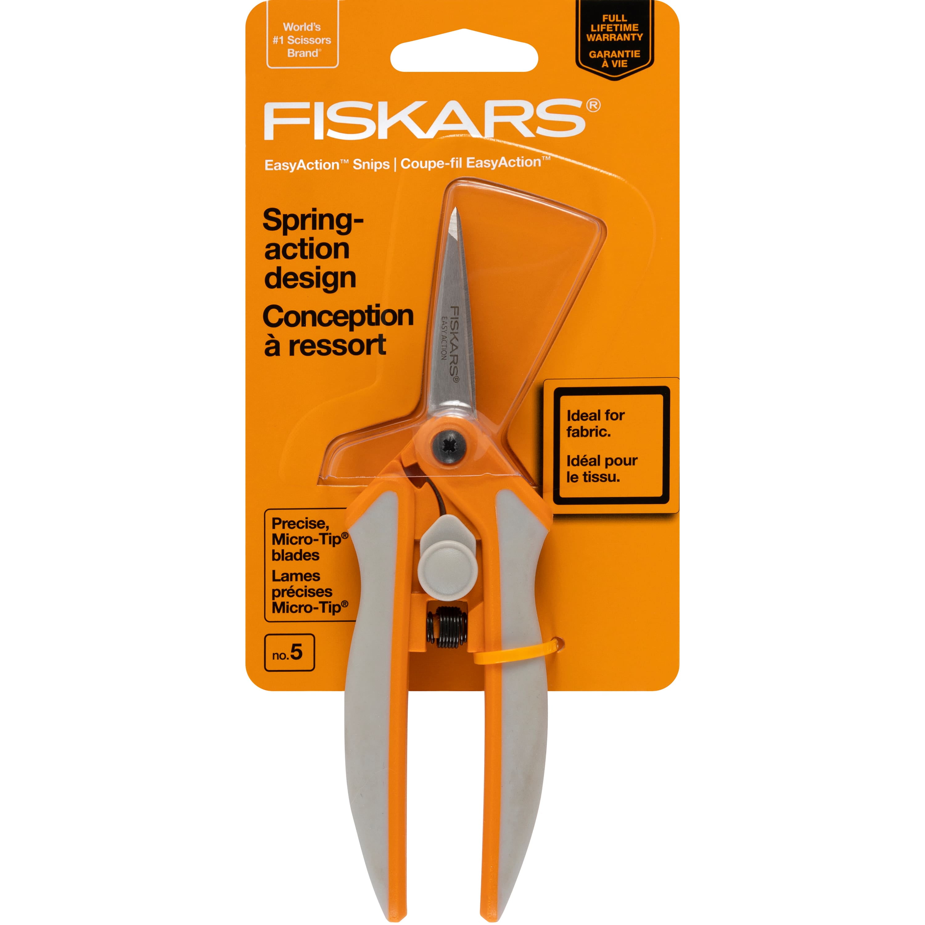 Fiskars 5 in. Micro Tip Scissors