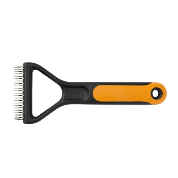 Fiskars Pet Dematting Rake, Comb for Gentle Fur Removal, Cat and Dog Grooming