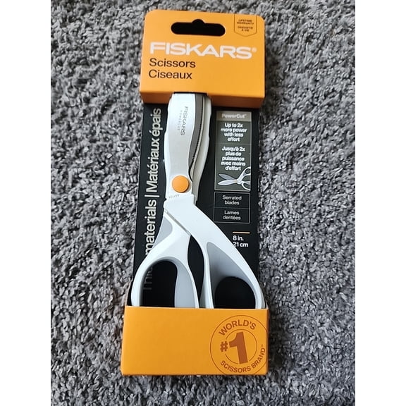 Fiskars Power Cut 8in Serrated Scissors