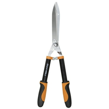 Fiskars Power-Lever Hedge Shears with Soft Grip and Precision-Ground Steel Blades