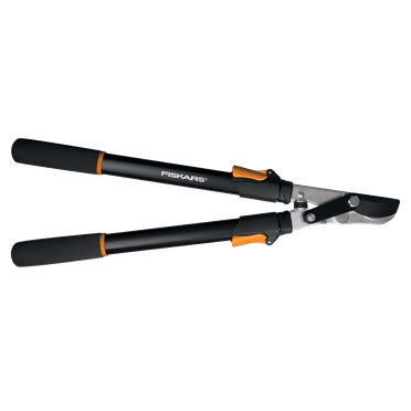 Fiskars Power-Lever Telescopic Lopper, Extendable Bypass Lopper 25"-37", 1-3/4" Dia. Cut Capacity
