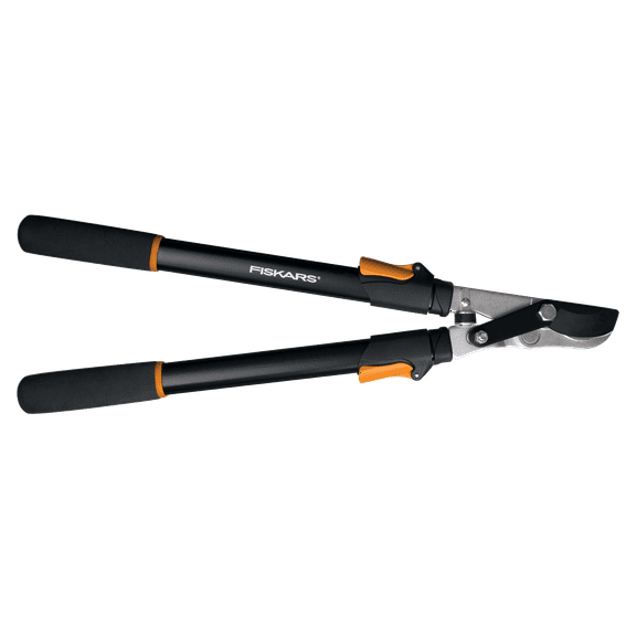 Fiskars Power-Lever Telescopic Lopper, Extendable Bypass Lopper 25"-37", 1-3/4" Dia. Cut Capacity
